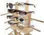 Preview: Brillenständer Brillenpräsenter Brillendisplay für 8 Brille Holz-Ständer